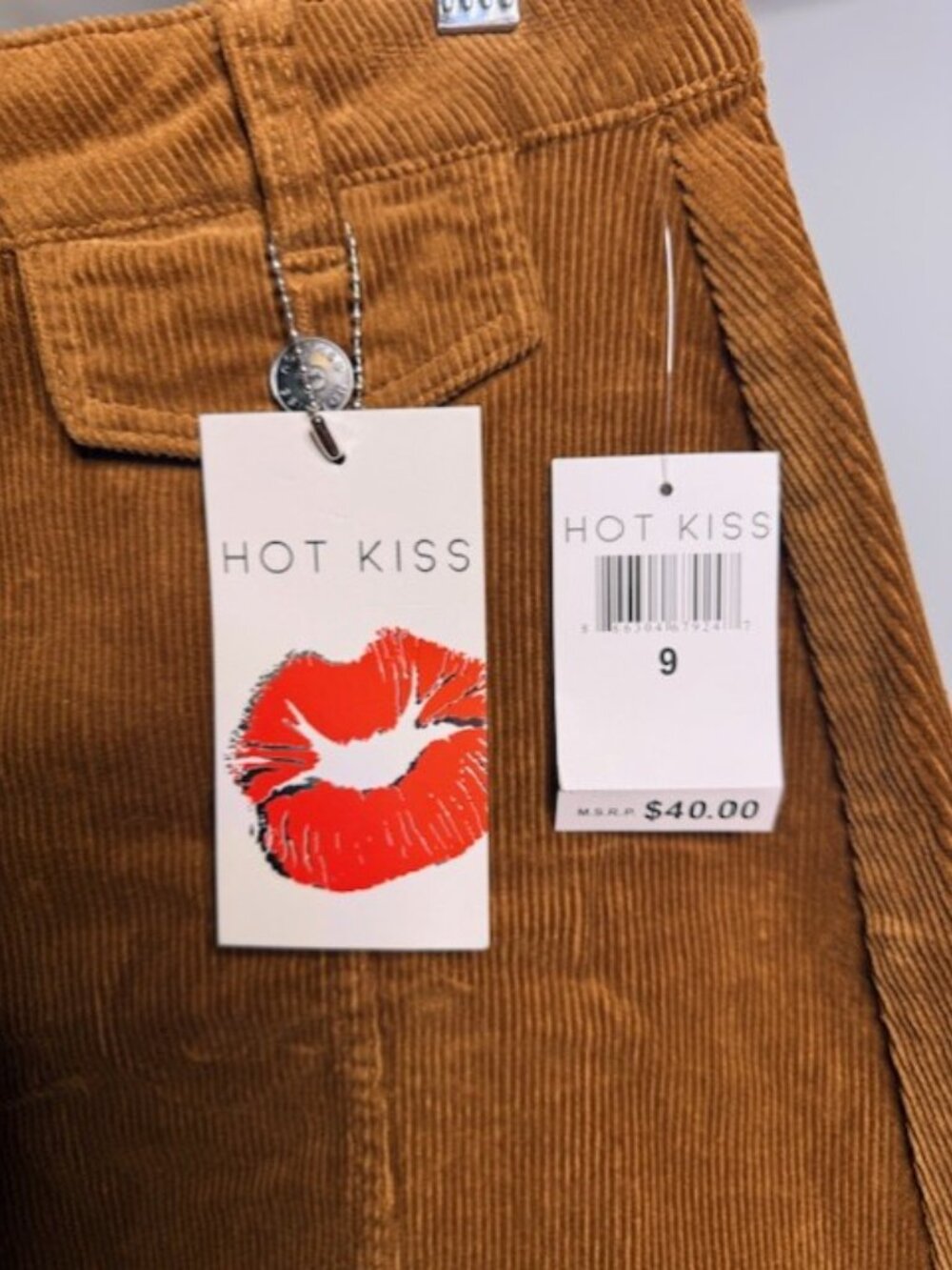 Hot Kiss Corduroy Mini Skirt, Size 9 NWT - Picture 10 of 10